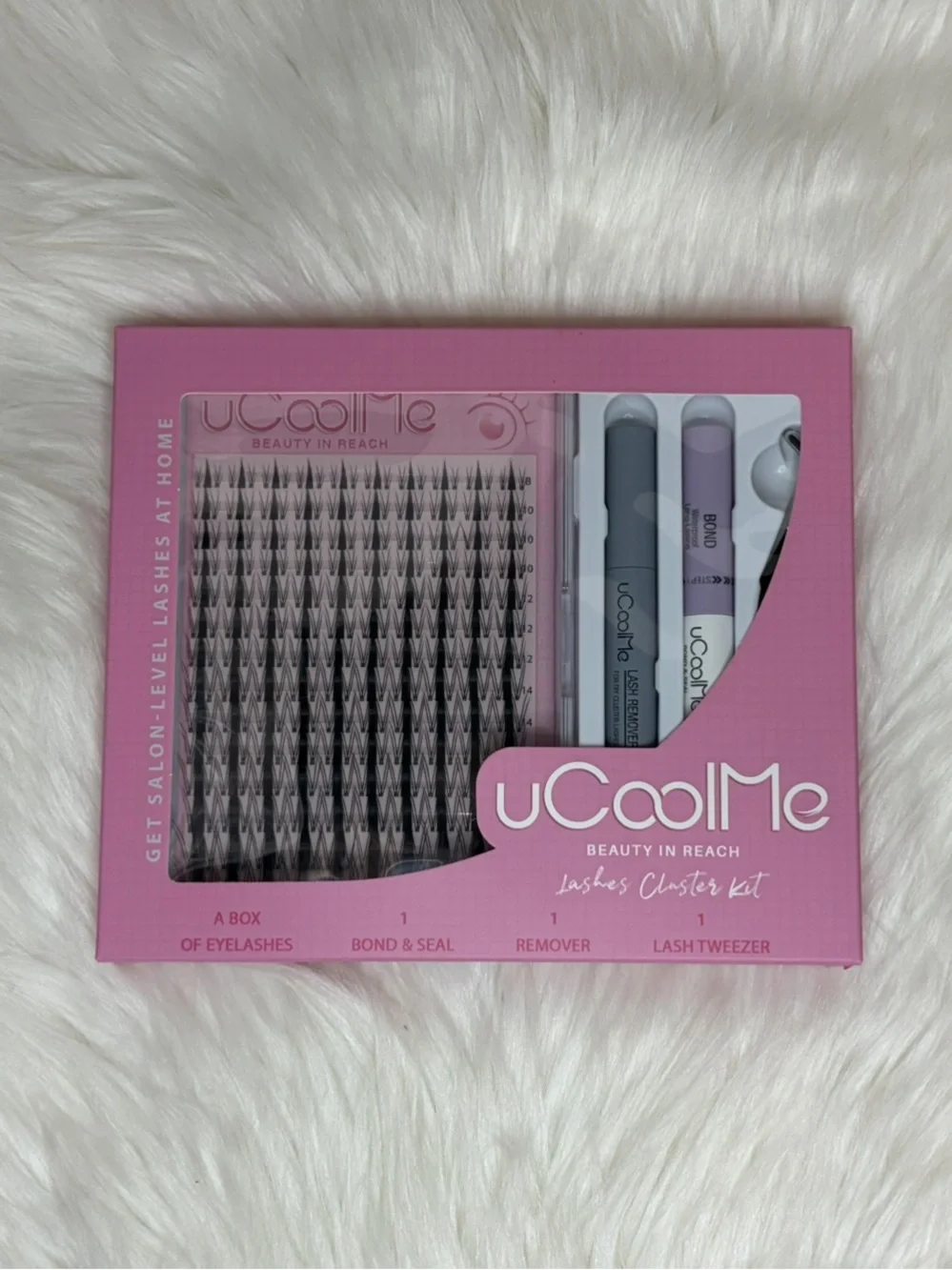 uCoolMe Lash Cluster Kit in Pink